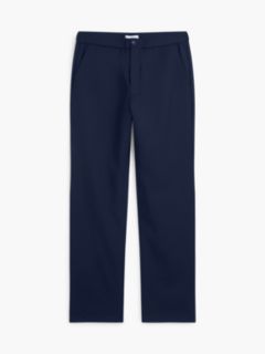 Dover Regular Straight Wool Blend Chinos — Blue 5