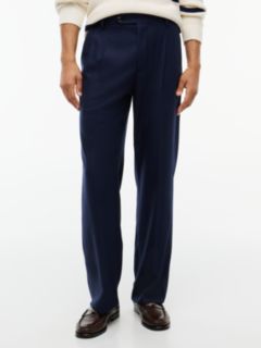Dover Regular Straight Wool Blend Chinos — Blue 1