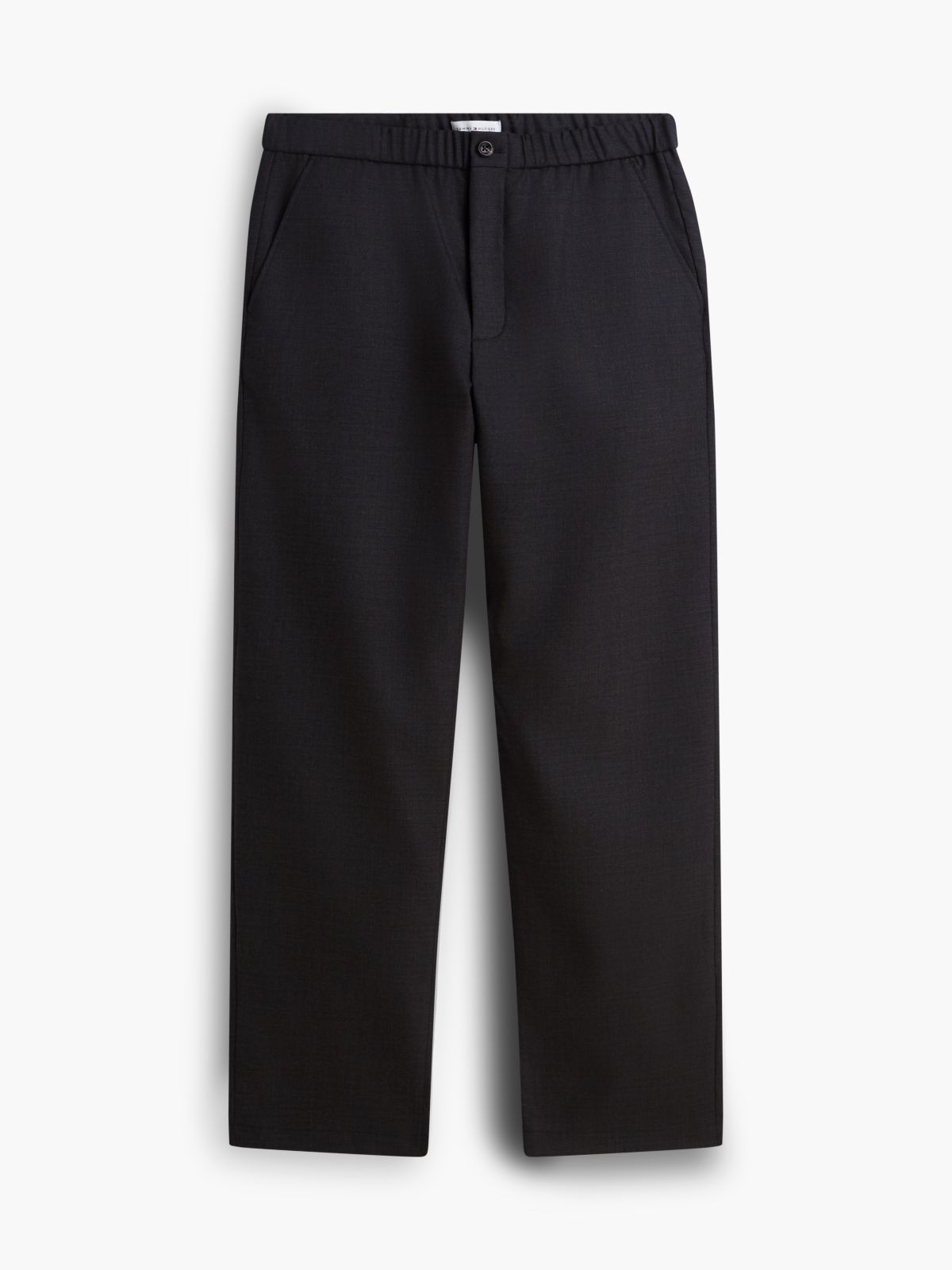 Dover Regular Straight Wool Blend Chinos — Grey
