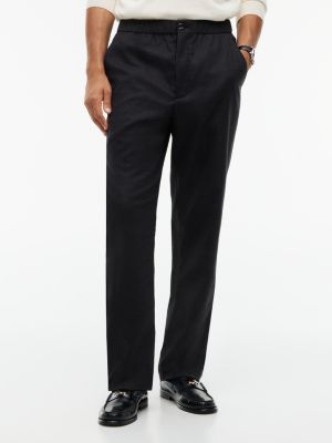 grey dover regular straight wolmix chino voor heren - tommy hilfiger
