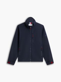 Logo Collar Zip-Thru Jacket — Blue 6