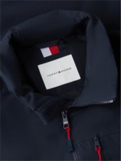 Logo Collar Zip-Thru Jacket — Blue 7