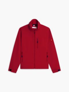 Logo Collar Zip-Thru Jacket — Red 6