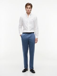Denton Slim Straight Leg Textured Chinos — Blue 2