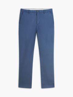 Denton Slim Straight Leg Textured Chinos — Blue 5
