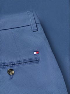 Denton Slim Straight Leg Textured Chinos — Blue 6