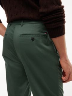 Denton Slim Straight Leg Textured Chinos — Green 3