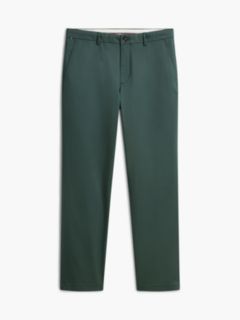 Denton Slim Straight Leg Textured Chinos — Green 5