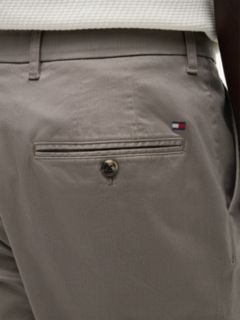 Denton Slim Straight Leg Textured Chinos — Grey 3