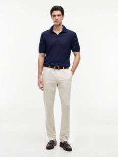 Bleecker Slim Textured Chinos — Beige 2