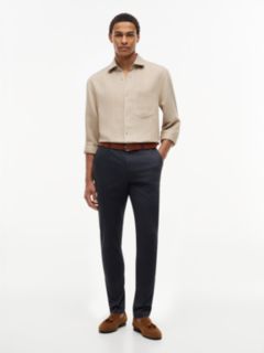 Bleecker Slim Textured Chinos — Blue 2