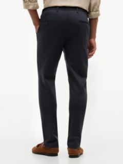 Bleecker Slim Textured Chinos — Blue 4