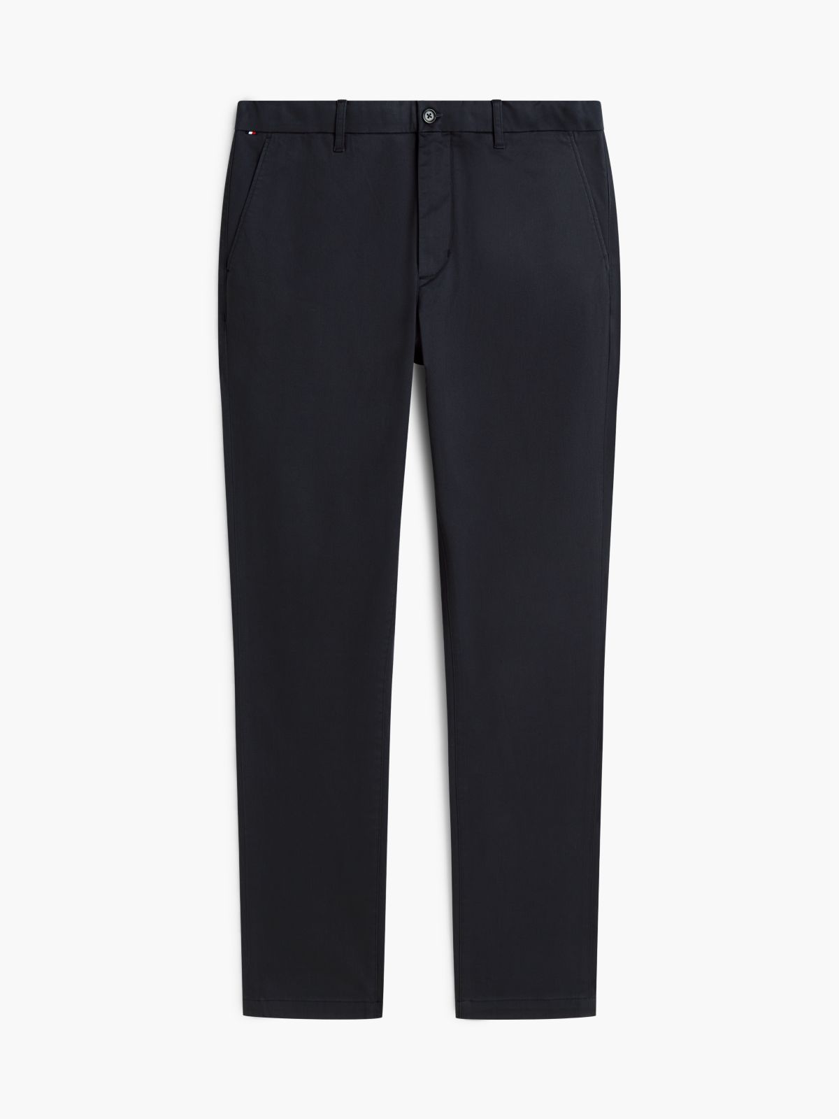 Bleecker Slim Textured Chinos — Blue