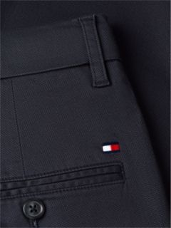 Bleecker Slim Textured Chinos — Blue 6