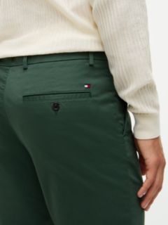 Bleecker Slim Textured Chinos — Green 3
