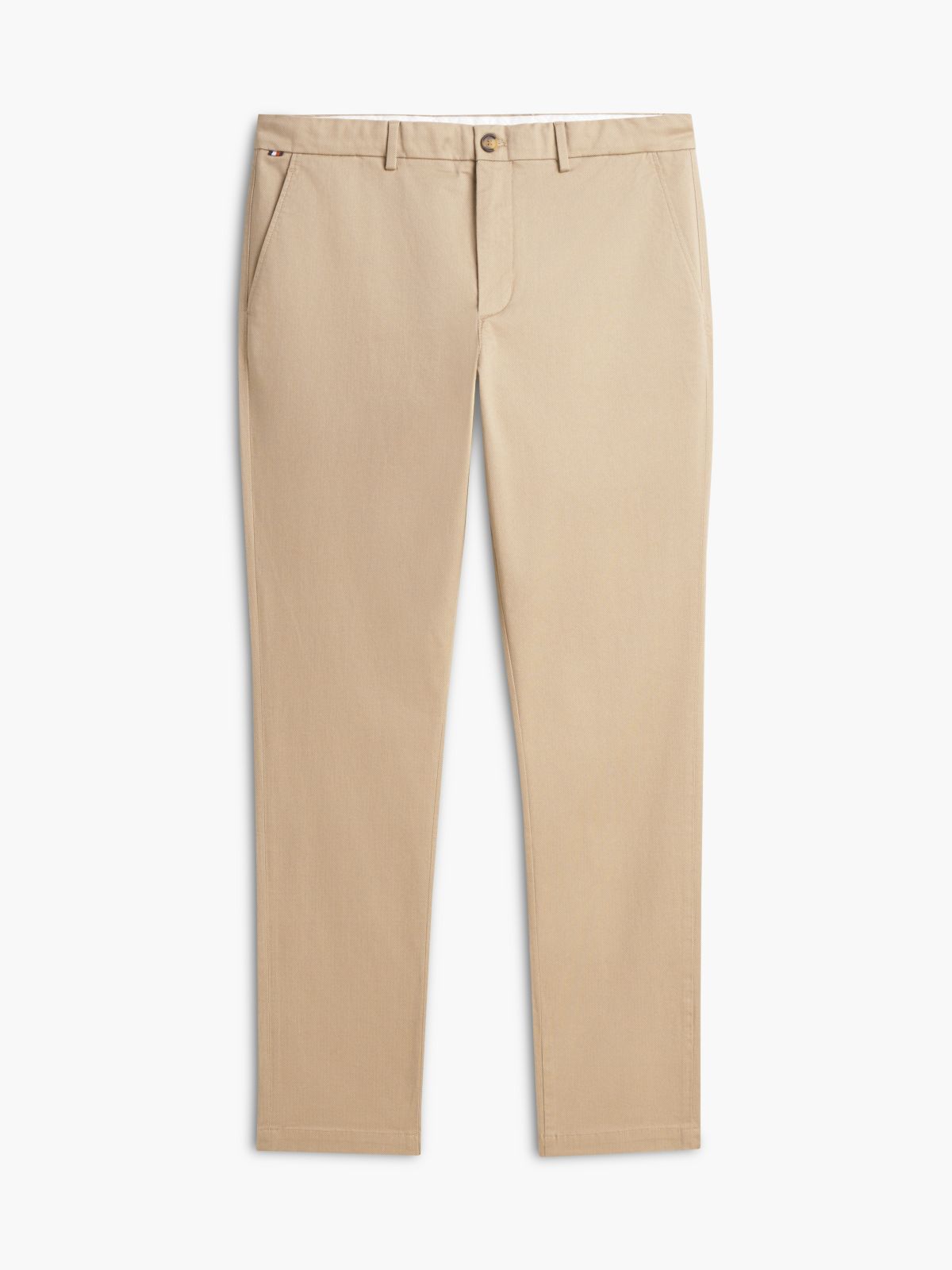 Bleecker Slim Textured Chinos — Khaki