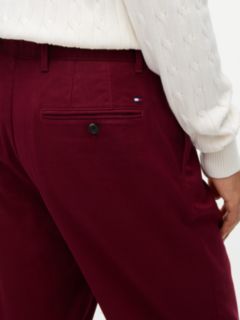 Dover Regular Straight Open Structured Chinos — Purple 3