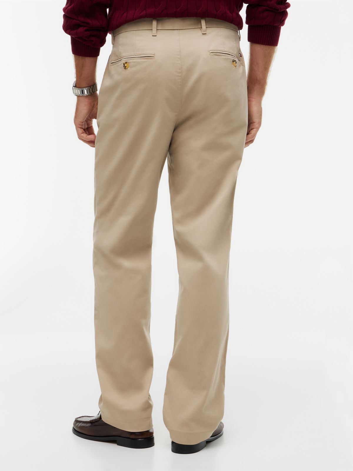 1985 Dover Regular Straight Leg Chinos — Beige