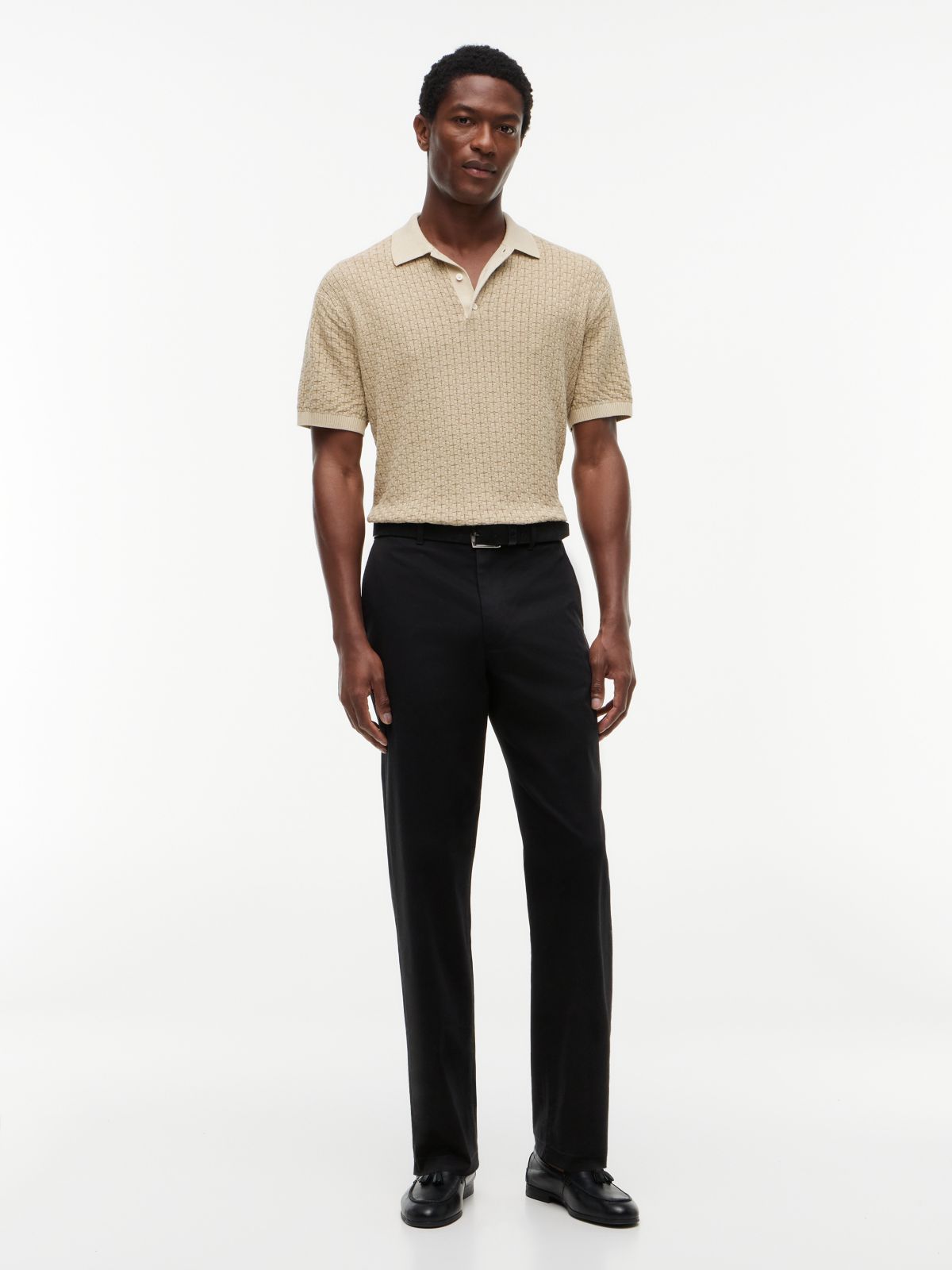 1985 Dover Regular Straight Leg Chinos — Black