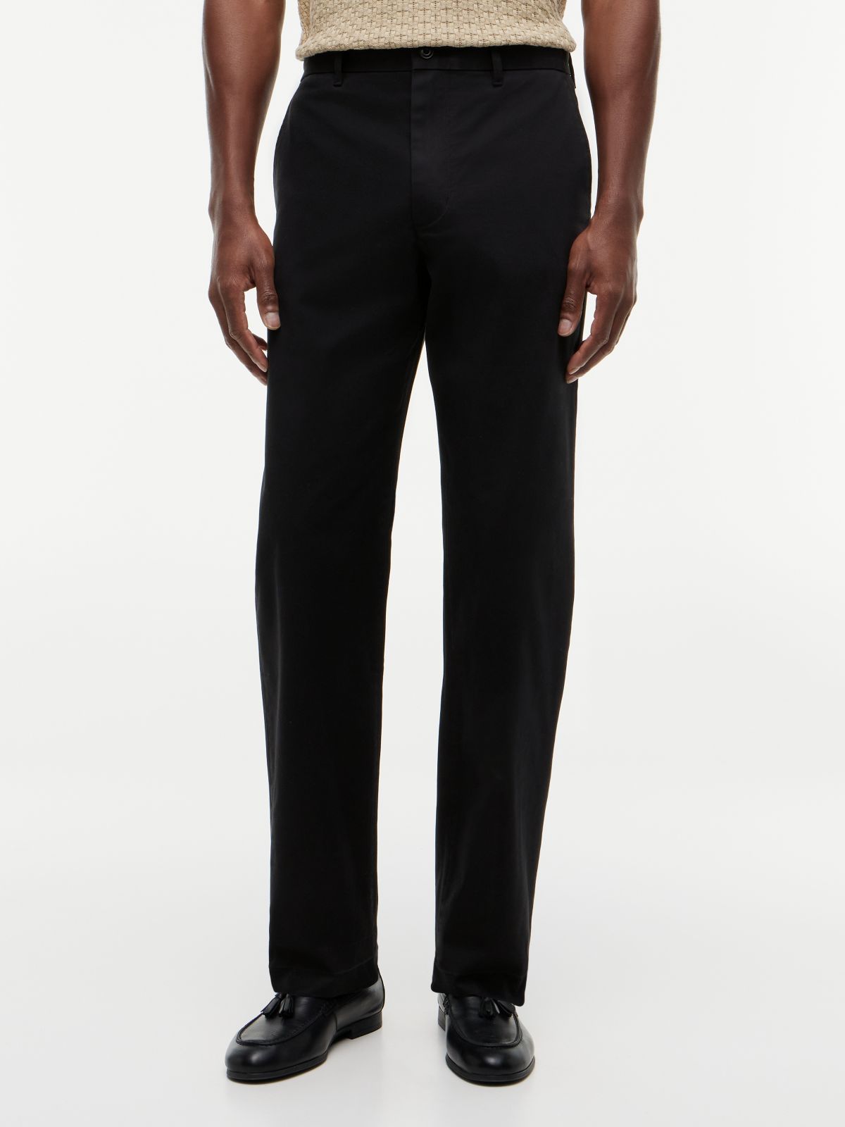 1985 Dover Regular Straight Leg Chinos — Black