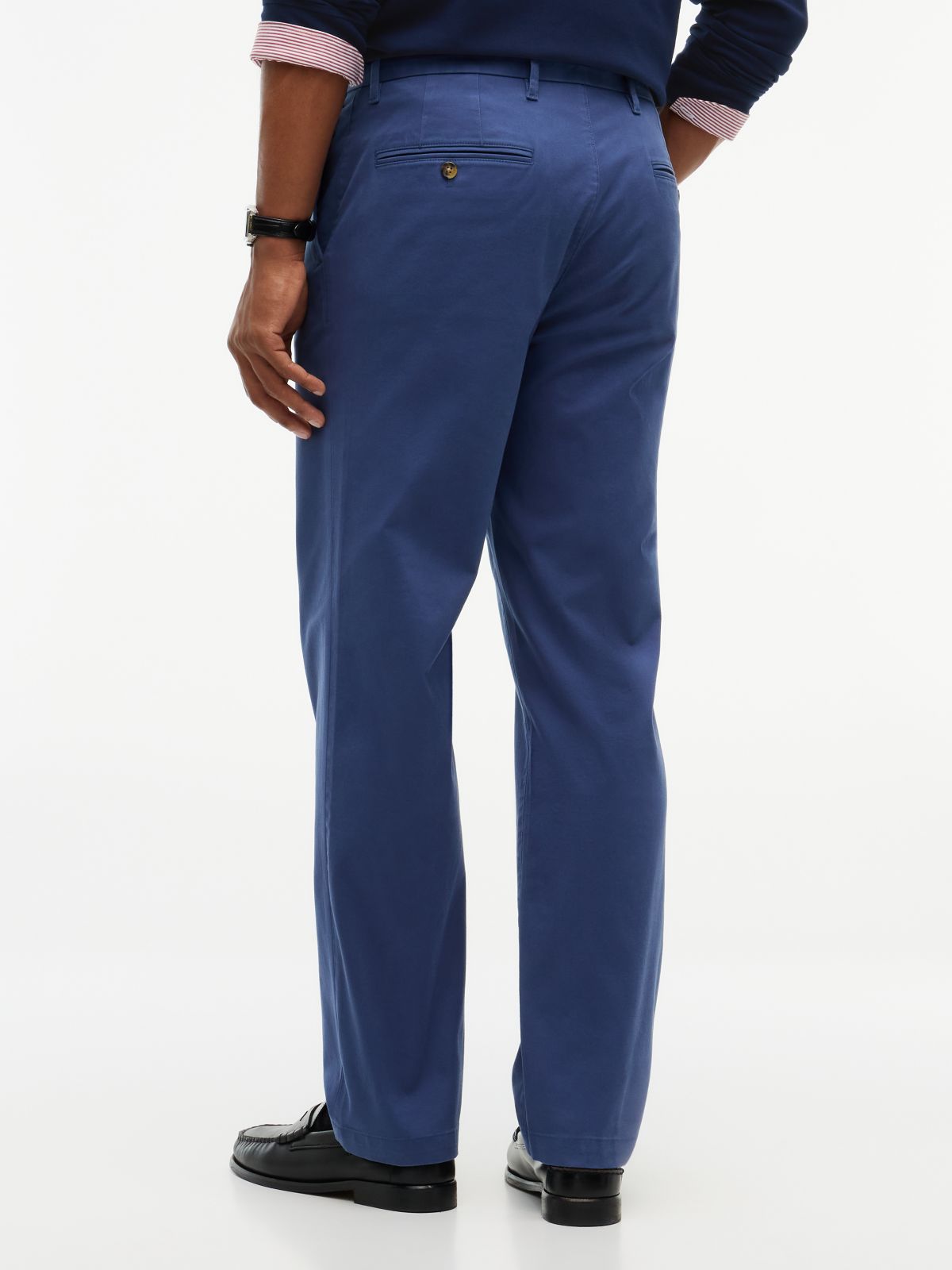 1985 Dover Regular Straight Leg Chinos — Blue