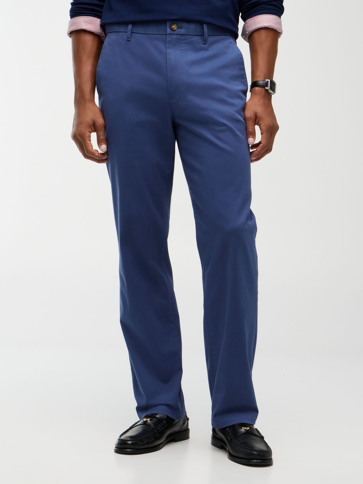 1985 Dover Regular Straight Leg Chinos — Blue