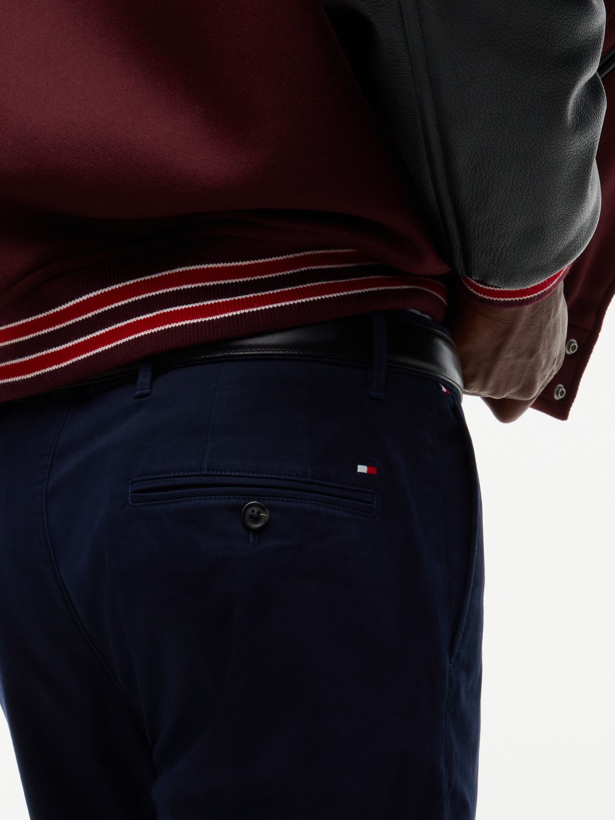 1985 Dover Regular Straight Leg Chinos — Blue