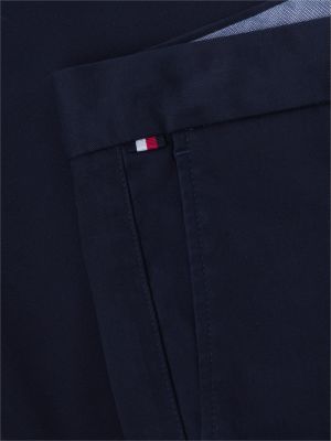 niebieski chinosy 1985 dover o regularnym porostym kroju dla mężczyźni - tommy hilfiger