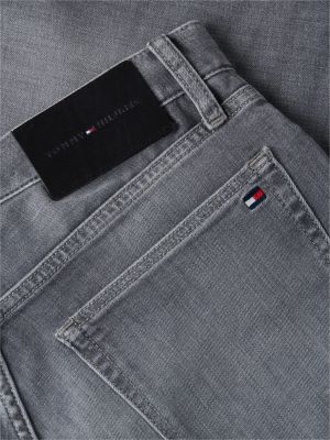 grey bleecker faded slim jeans for men tommy hilfiger