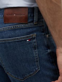 Denton Slim Straight Whiskered Jeans — Blue 3
