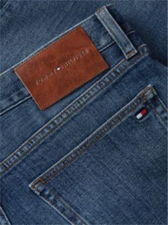 Denton Slim Straight Whiskered Jeans — Blue 6