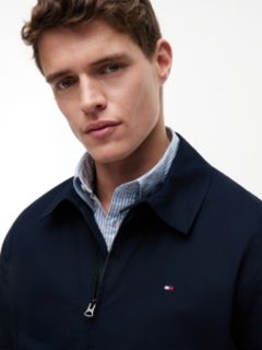 Lightweight Flag Embroidery Zip-Thru Ivy Jacket — Blue 3