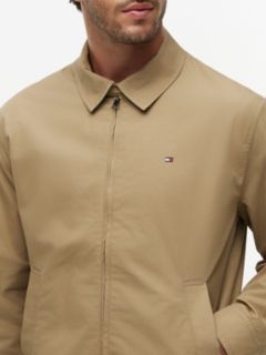Lightweight Flag Embroidery Zip-Thru Ivy Jacket — Brown 3