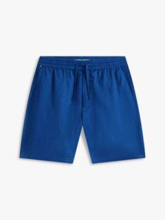 Dover Regular Straight Linen Blend Chino Shorts — Blue 5
