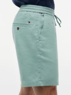 Dover Regular Straight Linen Blend Chino Shorts — Grey 3