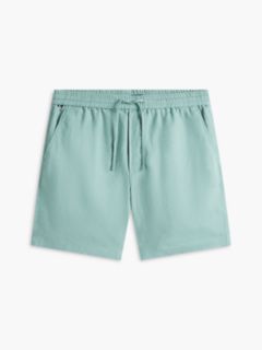 Dover Regular Straight Linen Blend Chino Shorts — Grey 5