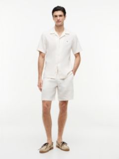 Dover Regular Straight Linen Blend Chino Shorts — Yellow 2