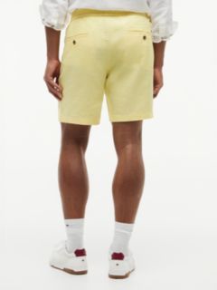 Dover Regular Straight Linen Blend Chino Shorts — Yellow 4