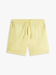 Dover Regular Straight Linen Blend Chino Shorts — Yellow 5