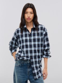 Tommy Hilfiger x FRGMT Regular Check Shirt — Blue 2