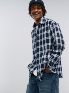 Tommy Hilfiger x FRGMT Regular Check Shirt — Blue 5