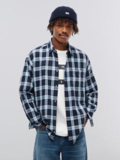 Tommy Hilfiger x FRGMT Regular Check Shirt — Blue 1