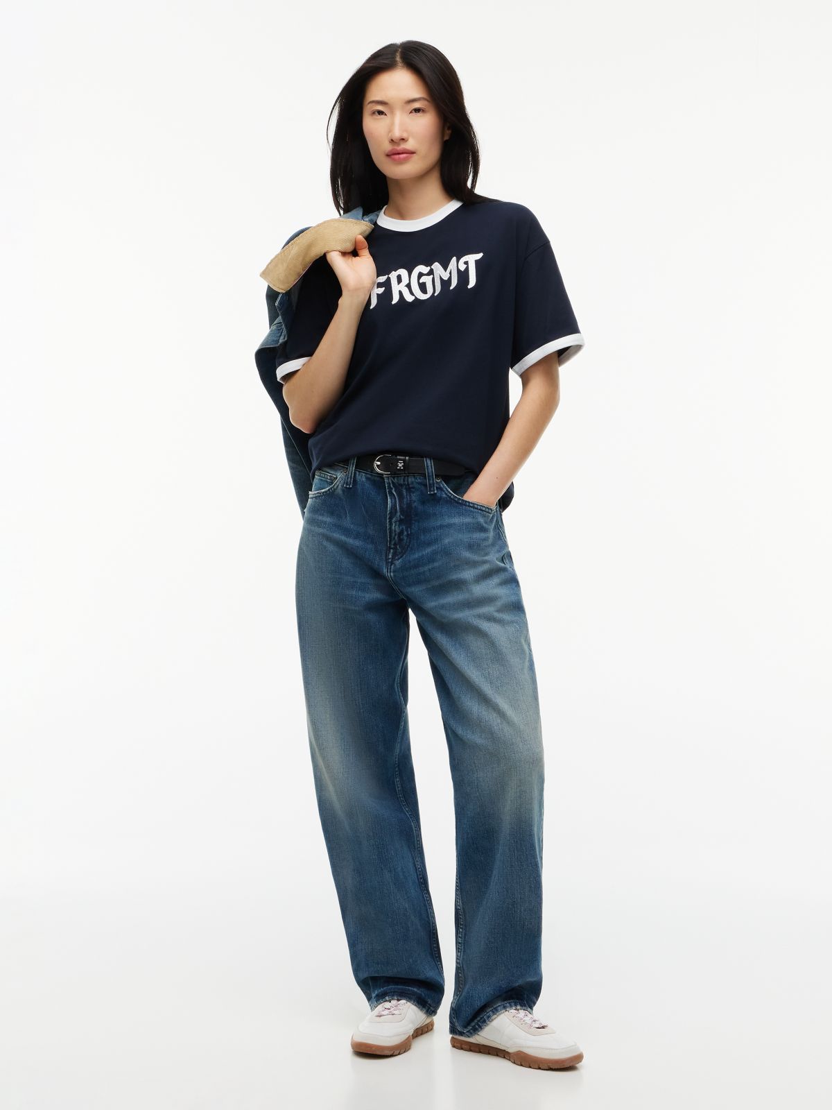 Tommy Hilfiger x FRGMT Relaxed Ringer T-Shirt — Blue