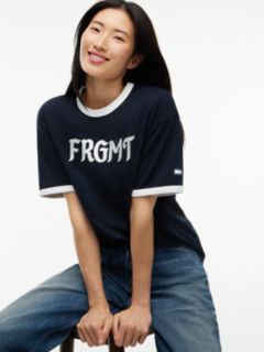 Tommy Hilfiger x FRGMT Relaxed Ringer T-Shirt — Blue 6