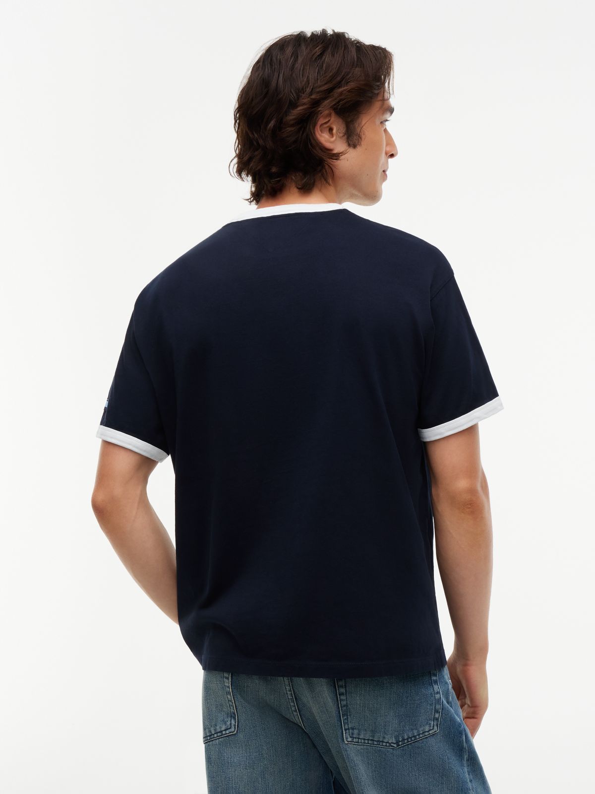 Tommy Hilfiger x FRGMT Relaxed Ringer T-Shirt — Blue