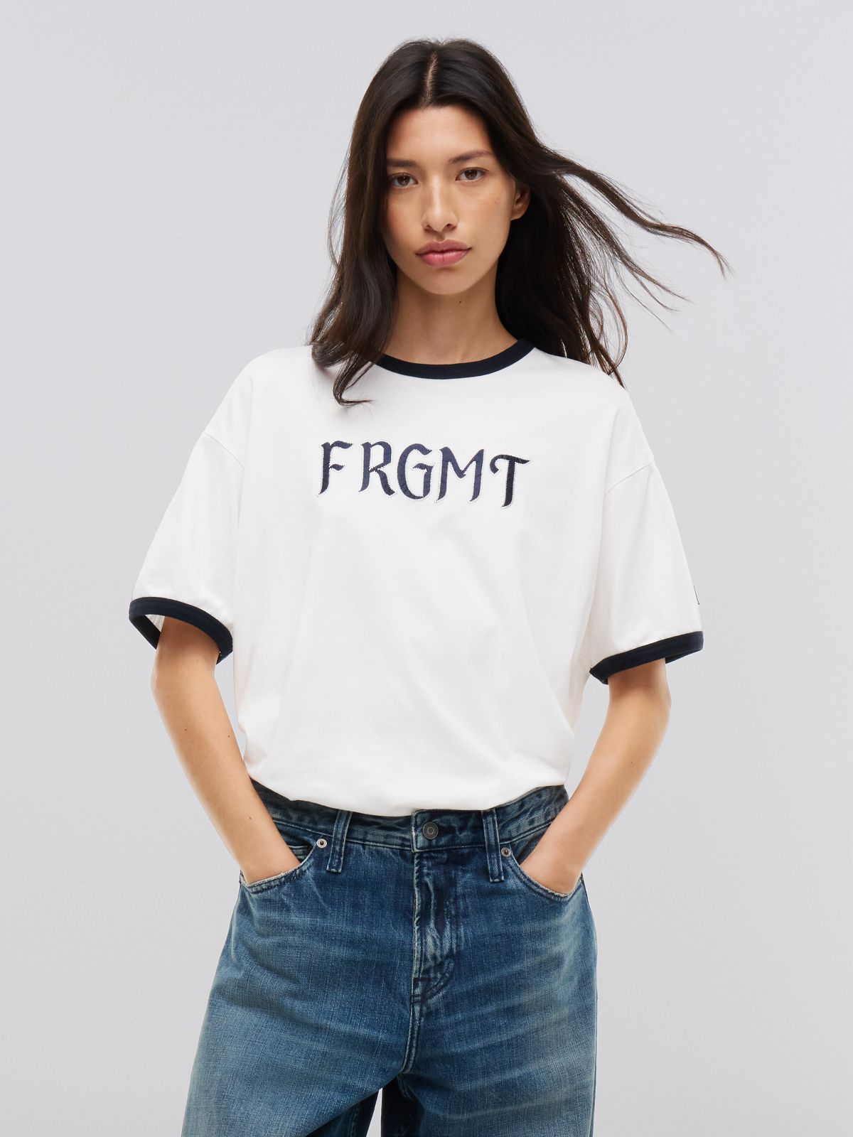 Tommy Hilfiger x FRGMT Relaxed Ringer T-Shirt — White