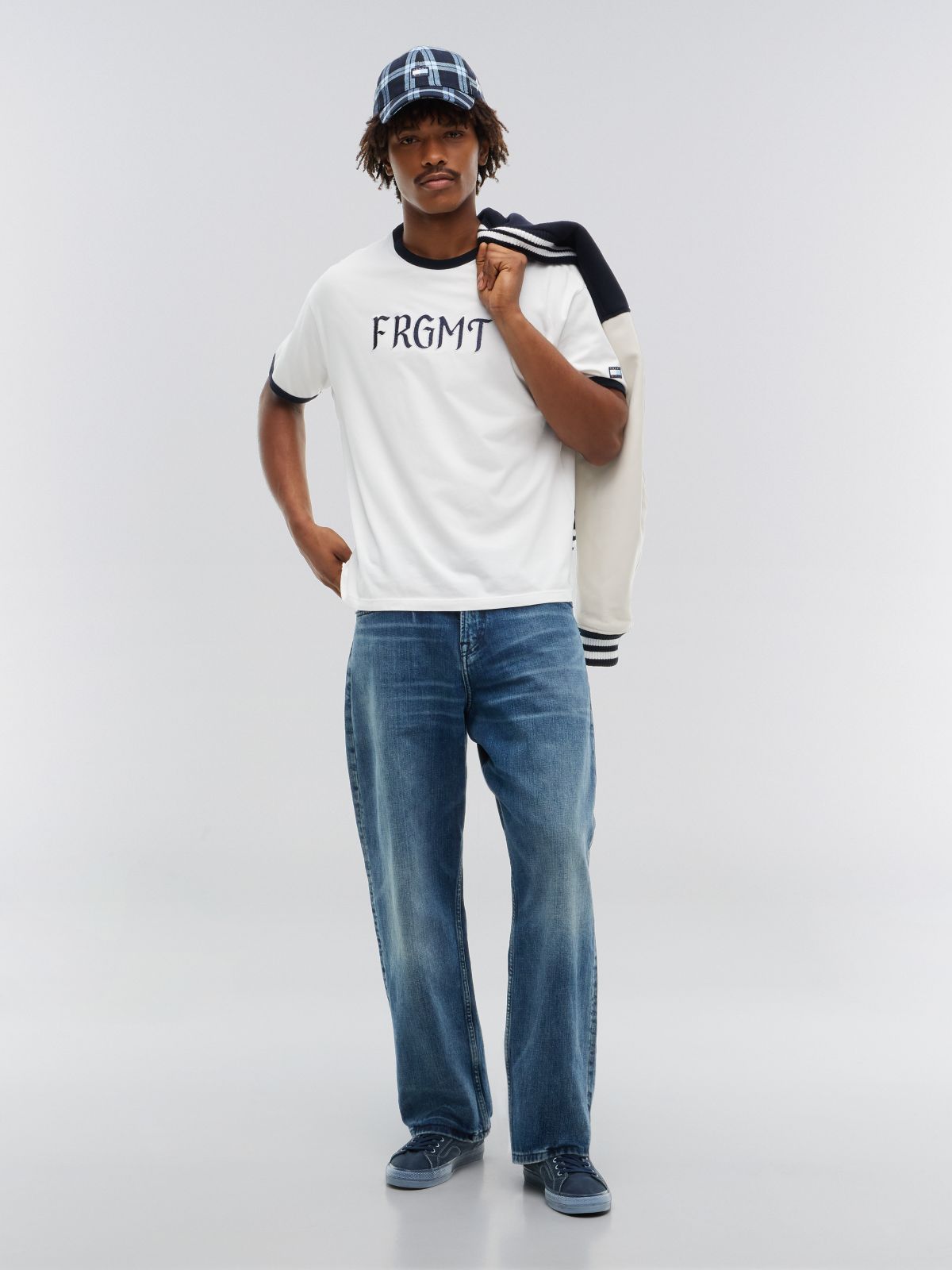 Tommy Hilfiger x FRGMT Relaxed Ringer T-Shirt — White