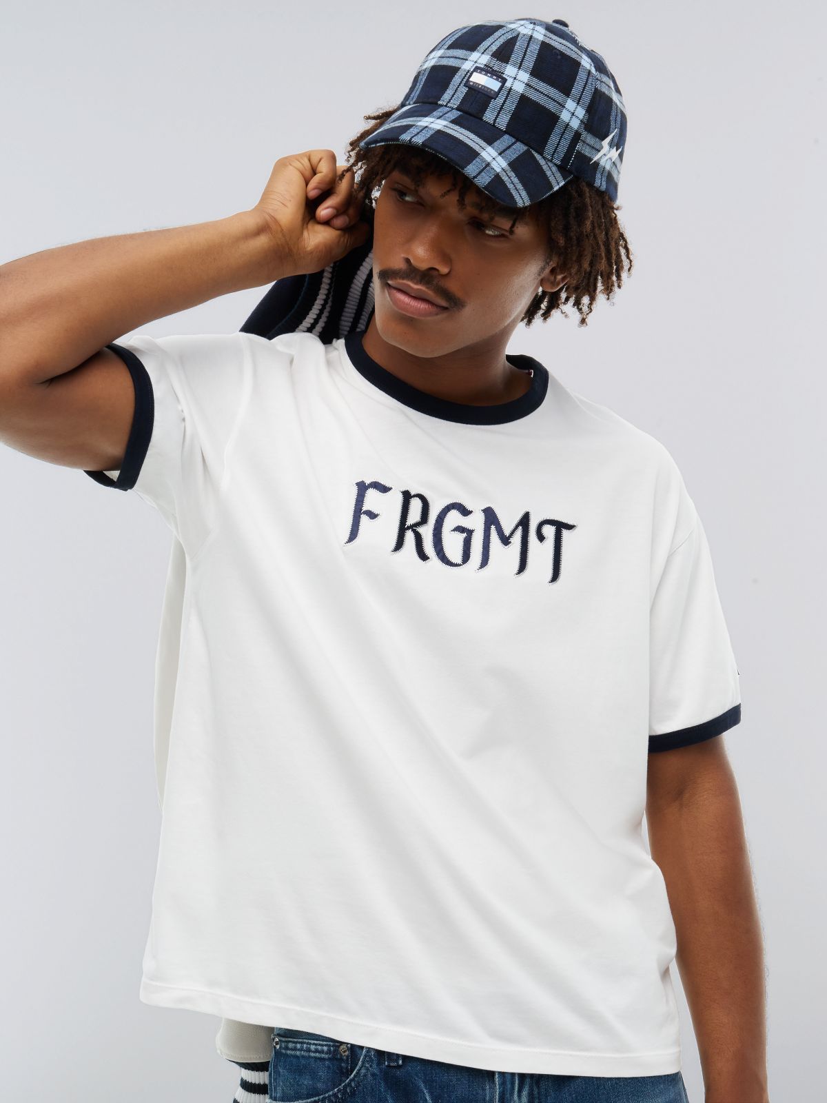 Tommy Hilfiger x FRGMT Relaxed Ringer T-Shirt — White