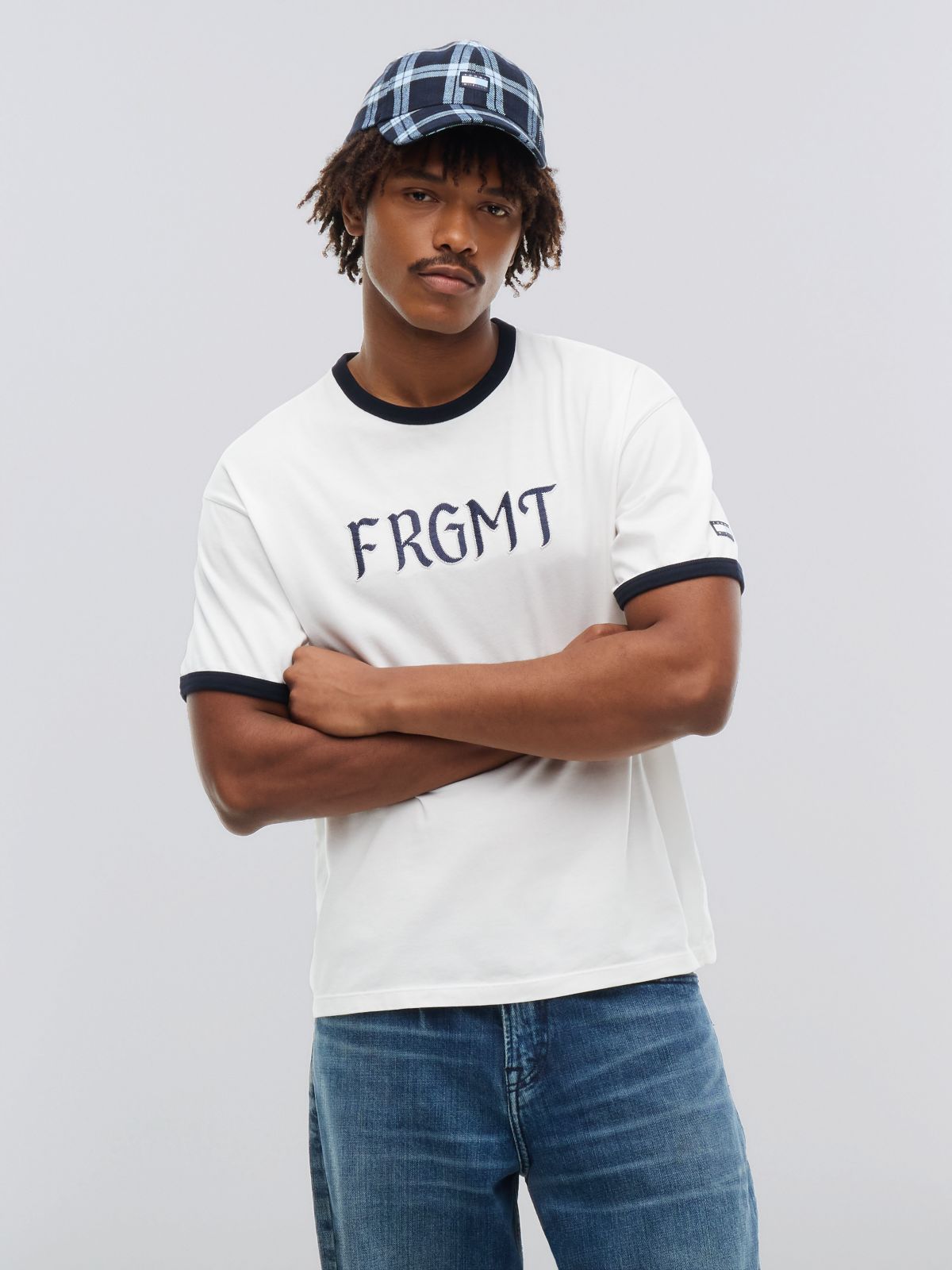 Tommy Hilfiger x FRGMT Relaxed Ringer T-Shirt — White