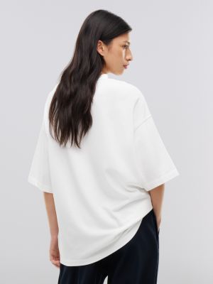 wit tommy hilfiger x frgmt relaxed jersey t‑shirt voor heren - tommy hilfiger